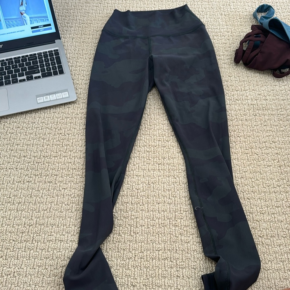ALO high waist air-lift leggings camo